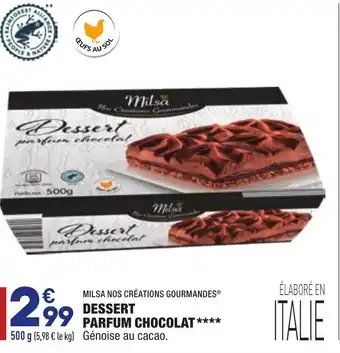 ALDI Dessert Parfum Chocolat offre