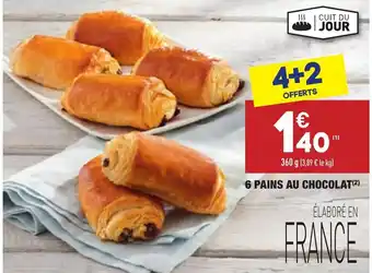 ALDI 6 Pains Au Chocolat offre