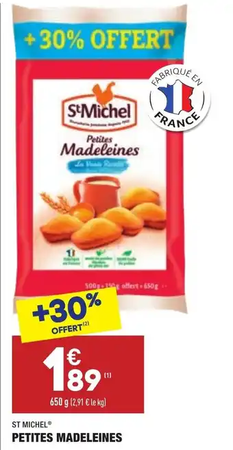ALDI Petites Madeleines offre
