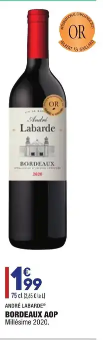 ALDI Bordeaux Aop offre