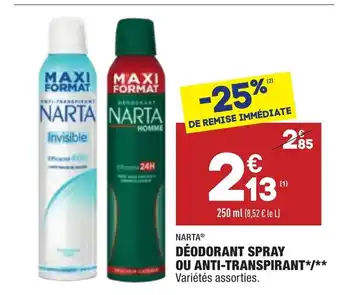 ALDI Déodorant Spray Ou Anti-Transpirant offre