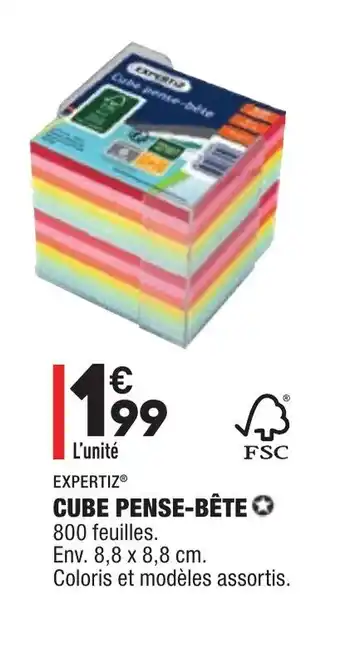 ALDI Cube Pense-Bête offre
