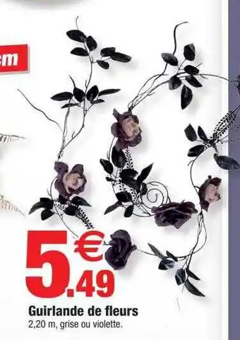 Bazarland Guirlande de fleurs offre