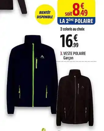 Intersport Veste polaire garçon offre
