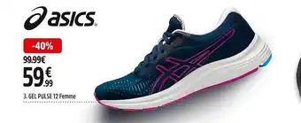 Intersport Gel pulse 12 femme asics offre