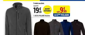 Veste polaire homme