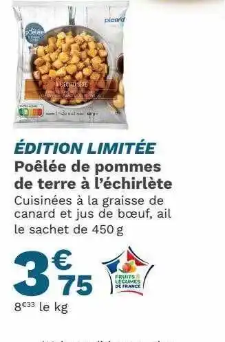 Picard Poêlée de pommes de terre à l'échirlète offre