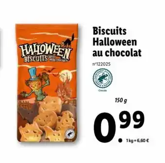 Lidl Biscuits Halloween Au Chocolat offre