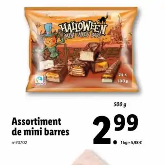 Lidl Assortiment De Mini Barres offre