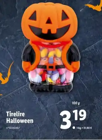 Lidl Tire Lire Halloween offre