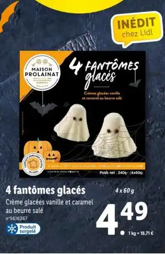 Lidl 4 Fantomes Glacés offre