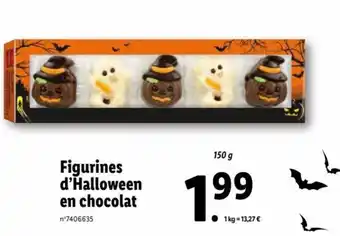 Lidl Figurines D'Halloween En Chocolat offre
