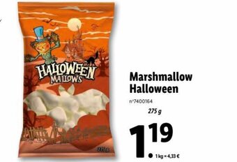 Lidl Marshmallow Halloween offre