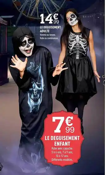 Centrakor Le déguisement adulte, le déguisement enfant offre