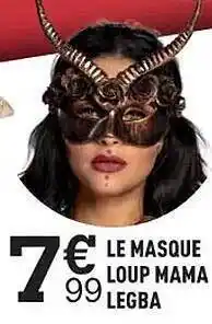 Le masque loup mama legba