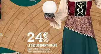Centrakor Le déguisement gitane offre