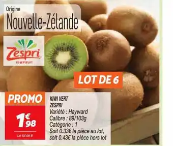 Netto Kiwi vert zespri offre