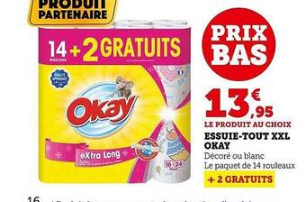 Super U Essuie-tout xxl okay offre