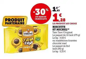 Biscuits st michel