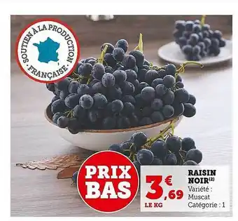 U Express Raisin noir offre