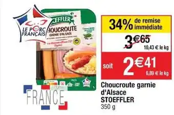 Cora x Carrefour Choucroute garnie d'alsace stoeffler offre