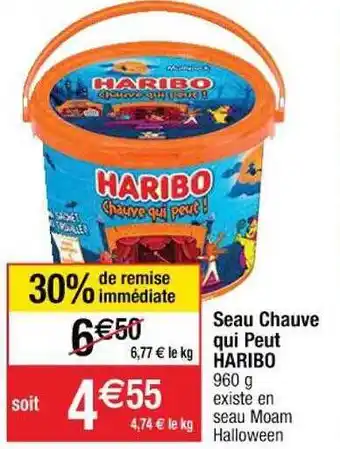 Cora x Carrefour Seau chauve qui peut haribo offre