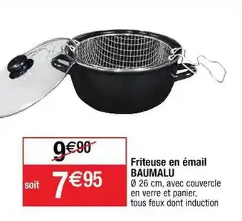 Cora x Carrefour Friteuse en émail baumalu offre