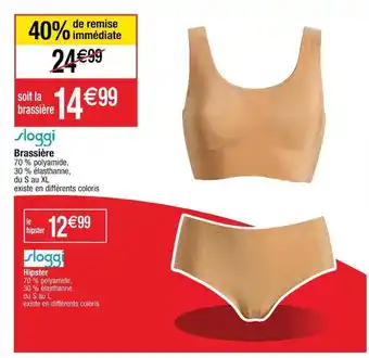 Cora x Carrefour Brassière sloggi offre
