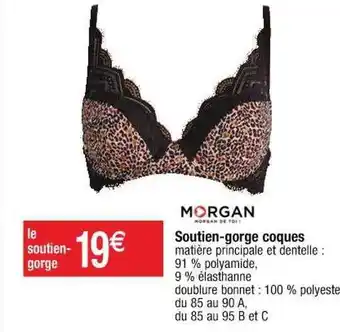 Cora x Carrefour Soutien-gorge coques morgan offre