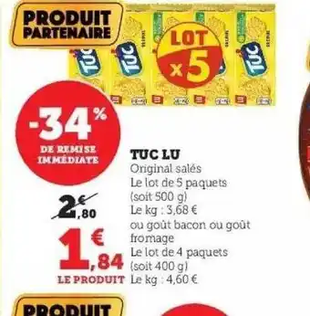 Hyper U Tuc lu offre