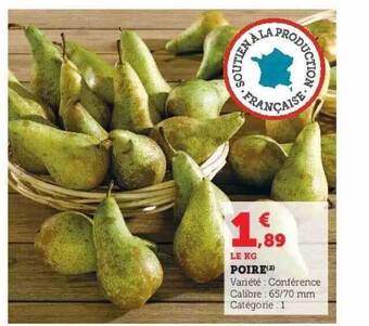 Hyper U Poire offre