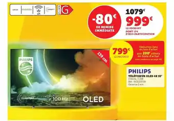 Hyper U Téléviseur oled 4k 55 offre