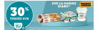 Hyper U La gamme rians offre