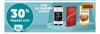 Hyper U La gamme lindt offre
