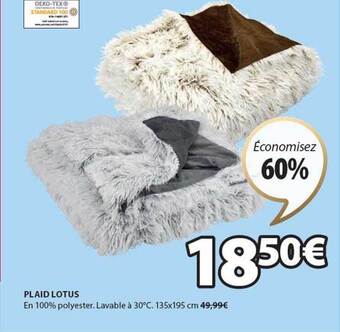 JYSK Plaid lotus offre