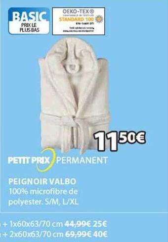 JYSK Peignoir valbo offre