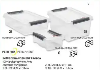 Boîte de rangement probox