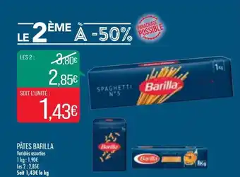 Match Pâtes barilla offre