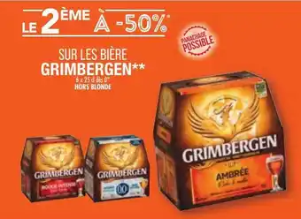 Match Les bières grimbergen offre