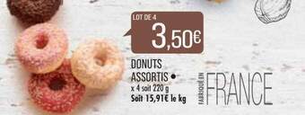 Match Donuts assortis offre