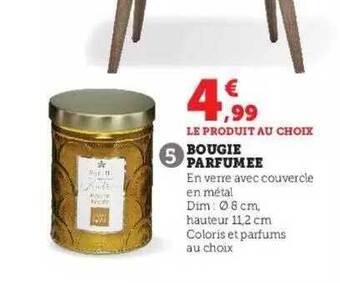 Hyper U Bougie parfumée offre