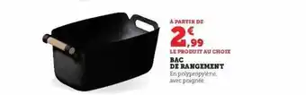 Hyper U Bac de rangement offre