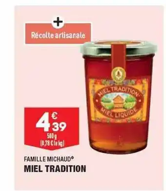 ALDI Miel tradition famille michaud offre