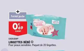 ALDI Lingettes bébé cherubin offre