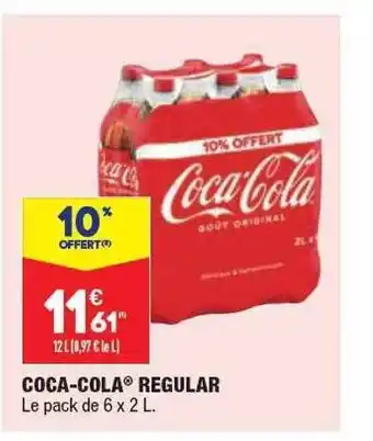 ALDI Coca-cola regular offre