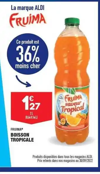 ALDI Boisson tropicale fruima offre