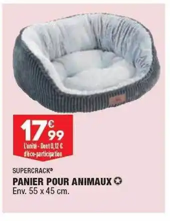 ALDI Panier pour animaux supercrack offre