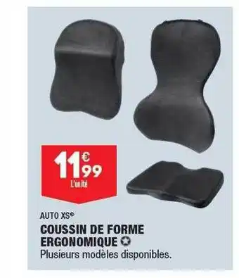 ALDI Coussin de forme ergonomique auto xs offre