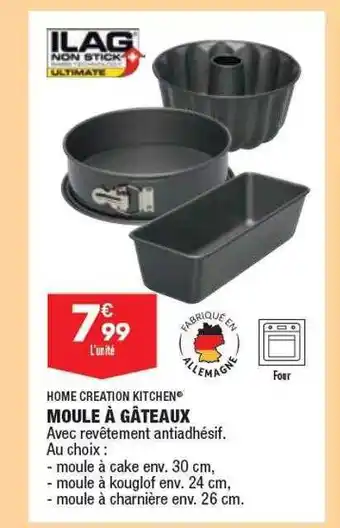ALDI Moule à gâteaux home création kitchen offre