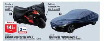 ALDI Housse de protection moto bikemate, housse de protection auto auto xs offre